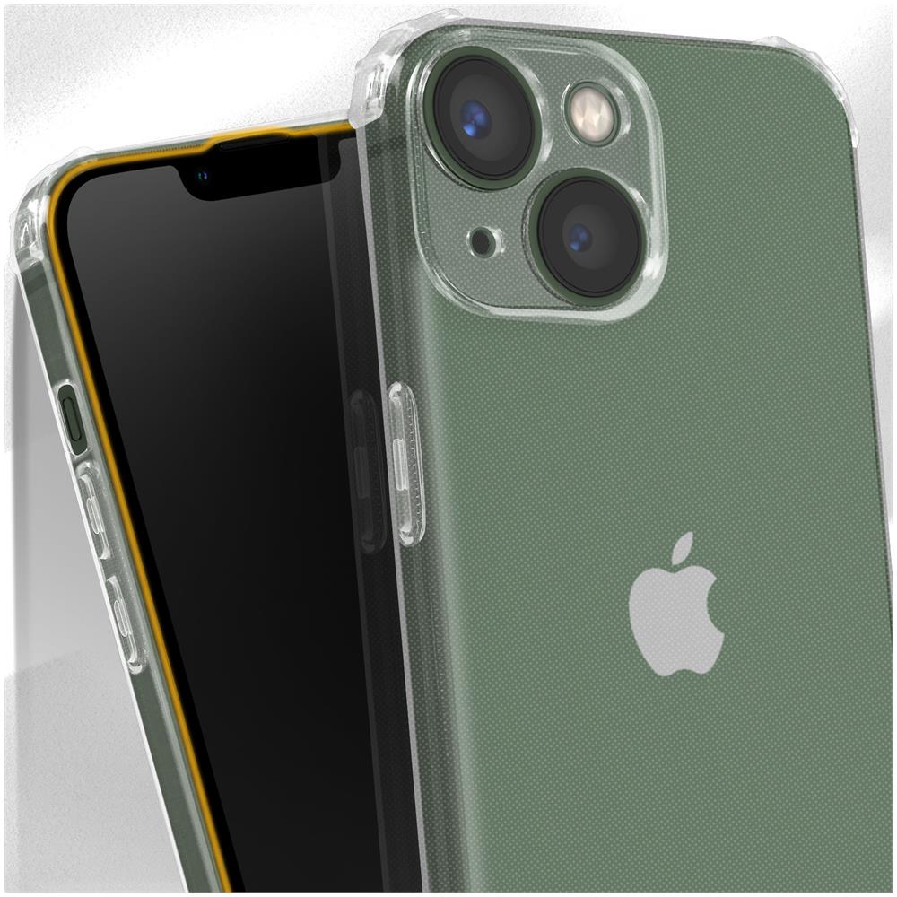 Cover Gel Di Silicone Per Iphone 13 Mini Trasparente Angoli Rinforzati - Foto 2