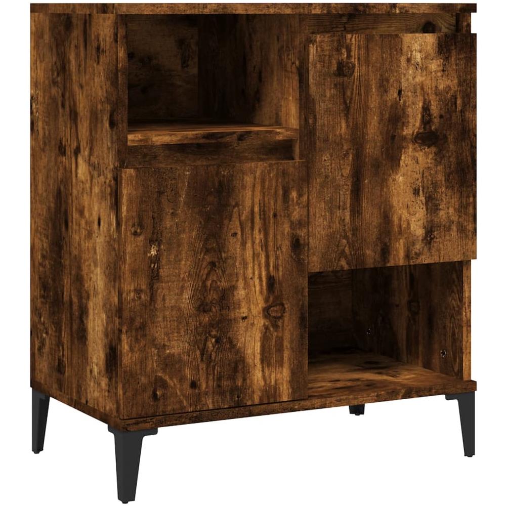 Credenza Rovere Fumo 60x35x70 Cm In Legno Multistrato - Foto 2