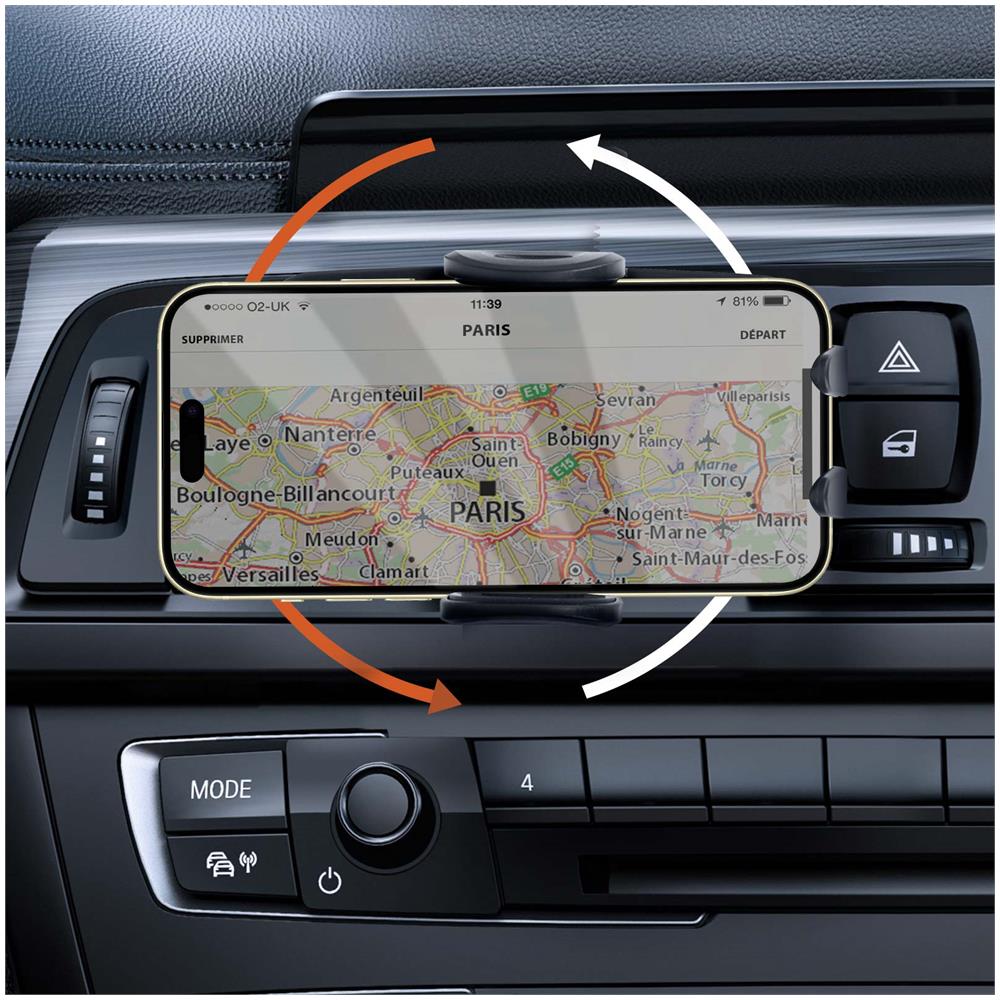 Supporto Auto Universale Per Smartphone, Linq - Nero - Foto 2