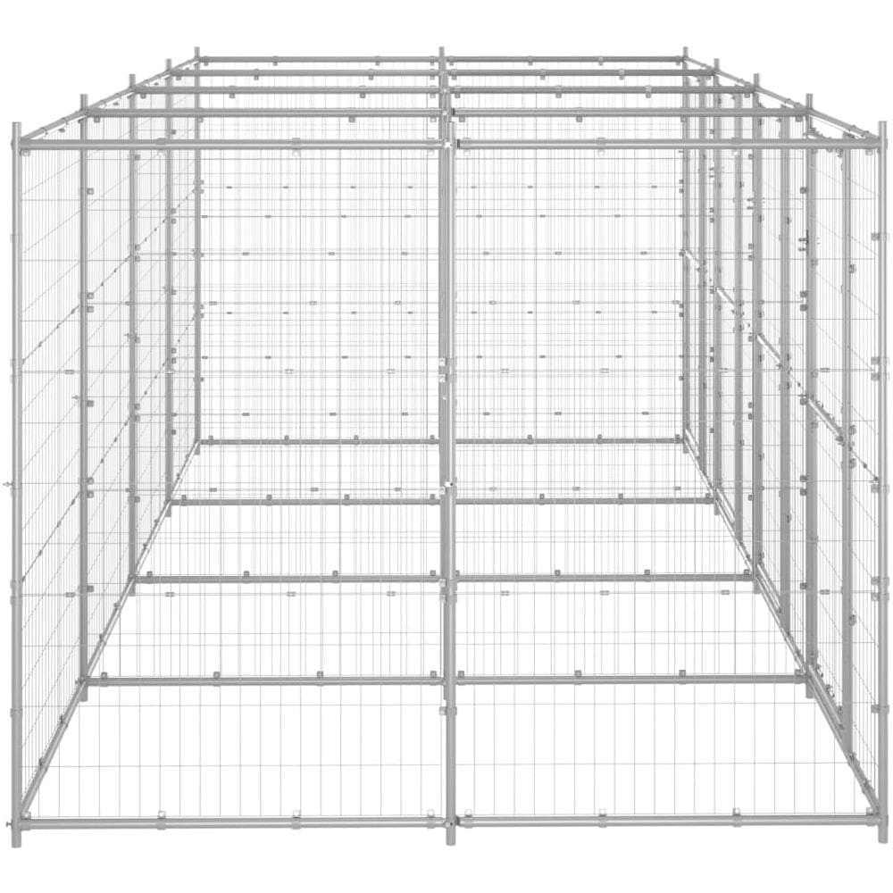 Gabbia Per Cani Da Esterno In Acciaio Zincato 9,68 M - Foto 3