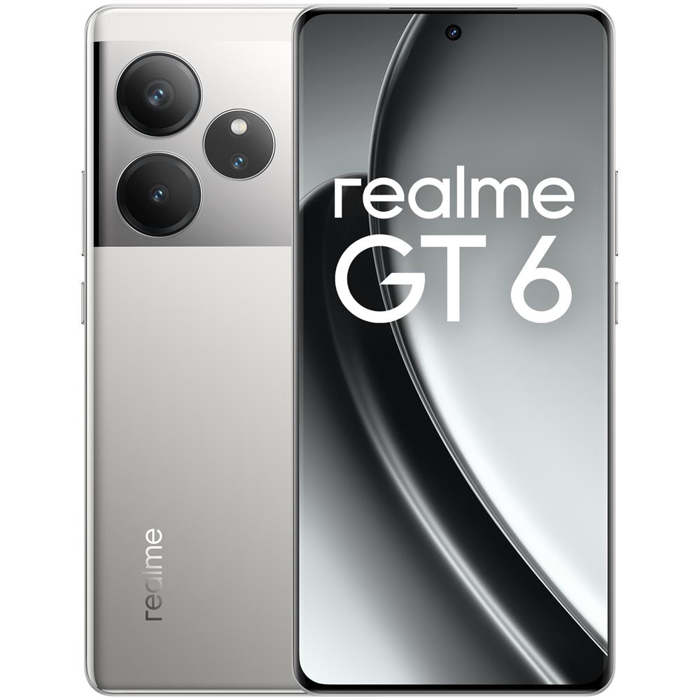 GT6 5G 256GB 12GB Ram Display 6.78" Doppia SIM Android 14 USB tipo-C 5500 mAh Fluid Silver - Foto 1