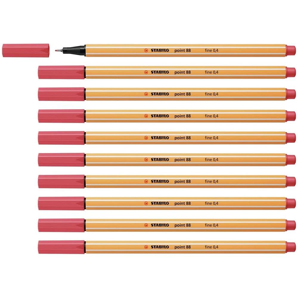 point 88 - Fineliner - Confezione da 10 - Ruggine - Foto 1