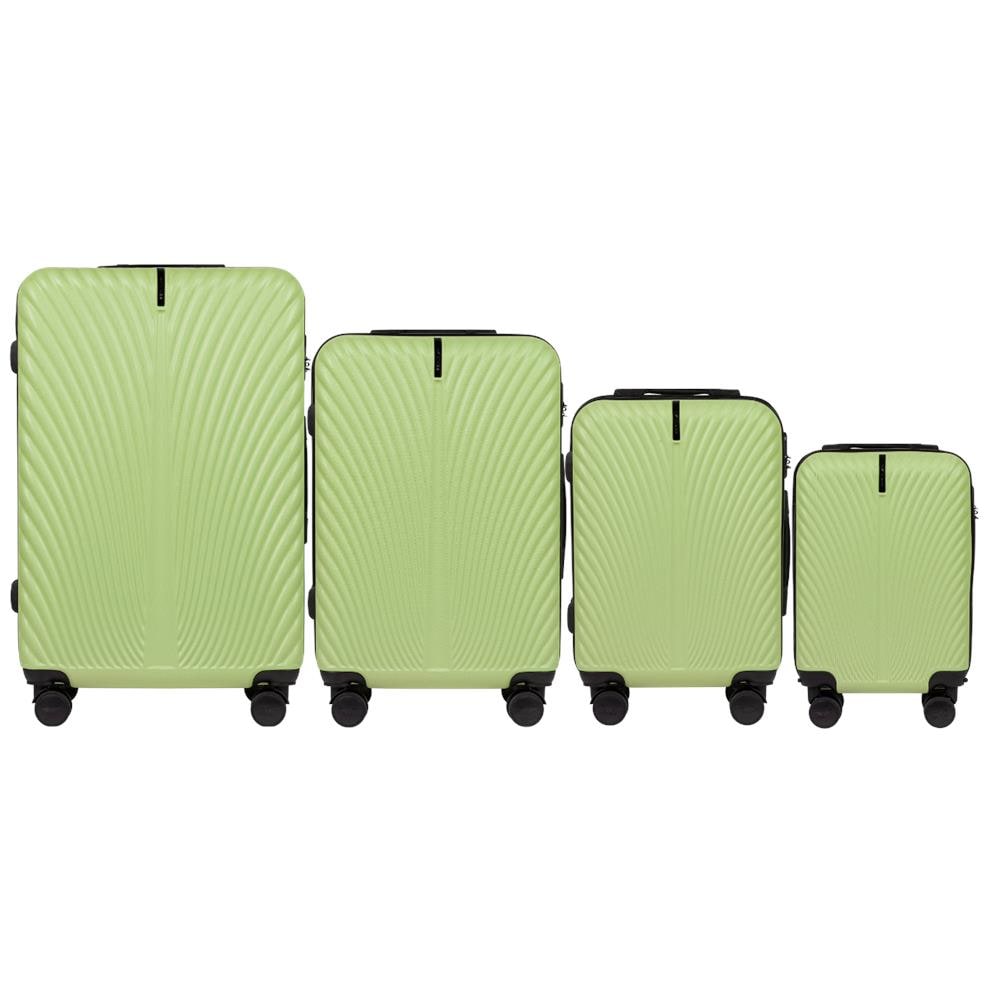 Set di valigie Wings Swan da 4 pezzi - Pistacchio, materiale ABS+ - Foto 1