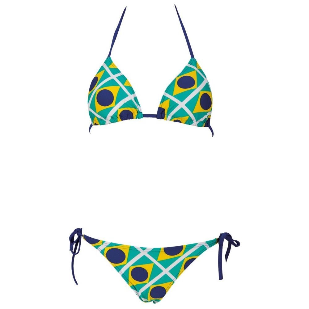 Costume Donna Rio Triangle Verde 46 - Foto 1