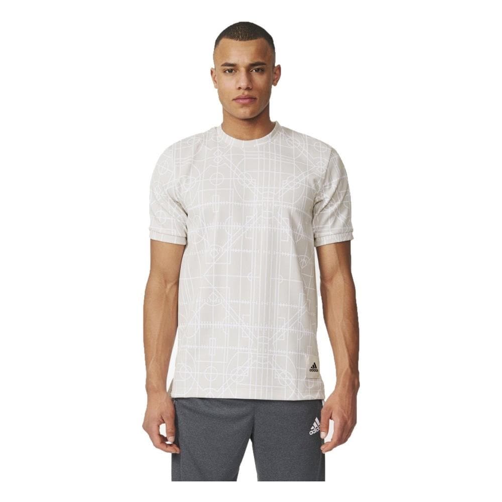 T-shirt Uomo Graphic Dna Bianco Grigio L - Foto 1