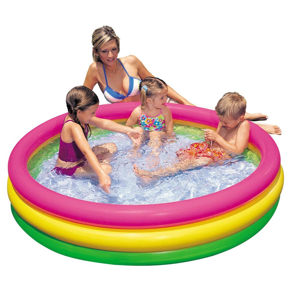 Piscina Bambini Con 3 Anelli Gonfiabile 114x25cm 57412 - Foto 1