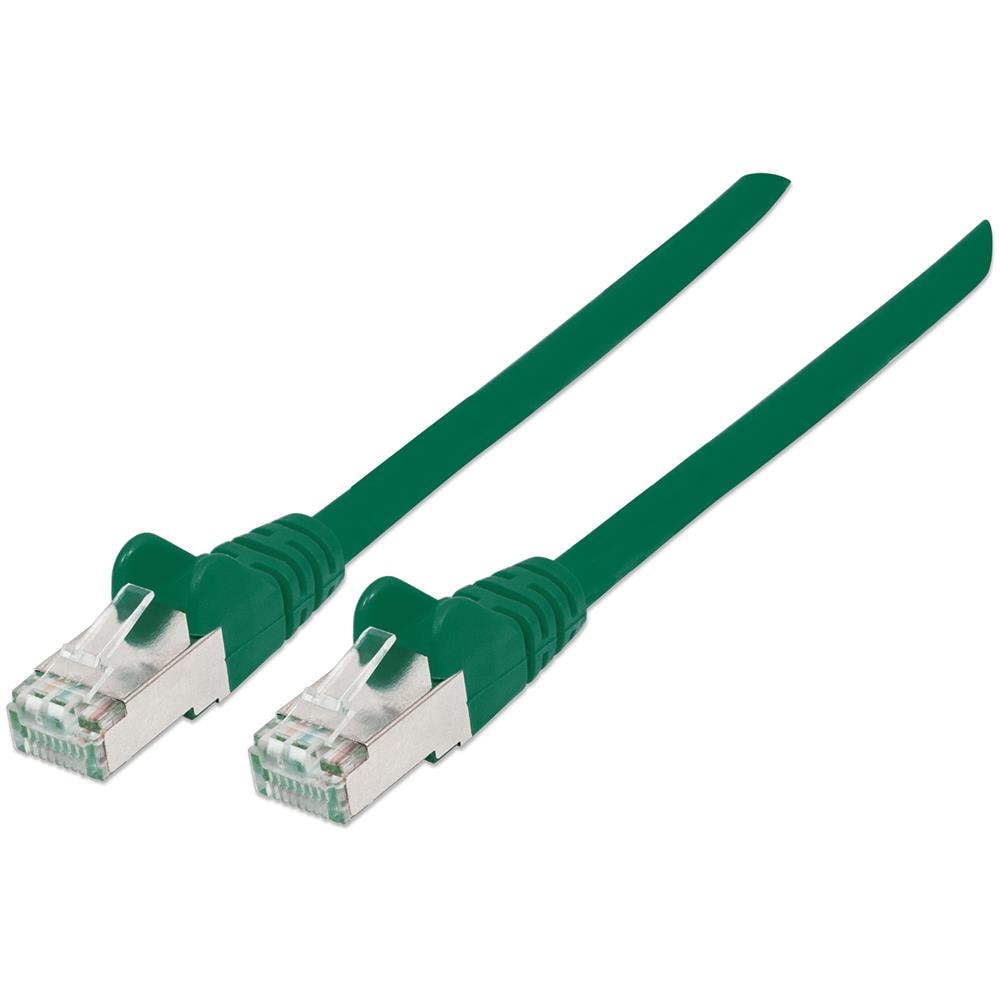 ICOC R7-7SS-010-GR - Cavo Patch Cat. 7 Plug RJ45 6A S / FTP LSZH 1m Verde - Foto 1