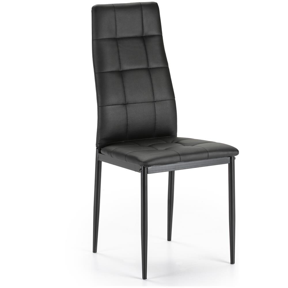 Set 4 Chelsea Rivestito Grigio Sedie Salone, 42 Cm (larghezza) X 51 Cm (profondità) X 97 Cm (altezza)  - Foto 5