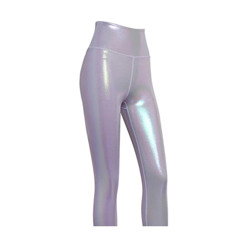 SLOWMOOSE - Leggings Sportivi Lucidi Da Donna, Collant Yoga Elasticizzati A  Vita Alta [ leggings Viola / L] - ePRICE