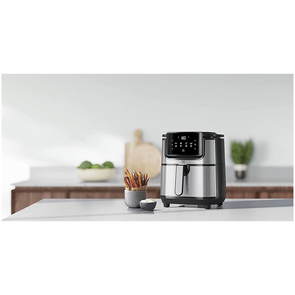 Friggitrice ad Aria E6AF1-4ST Explore 6 Capacità 3,5 Lt Potenza 1500 Watt Temperatura Max 200°C Colore Acciaio Inox - Foto 9