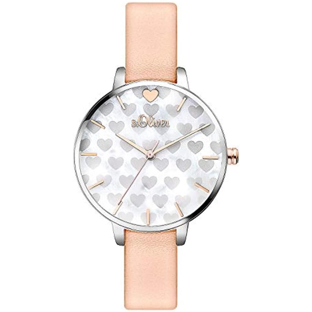 Orologio Analogico Quarzo Donna Con Cinturino In Pelle So-3474-lq - Foto 1