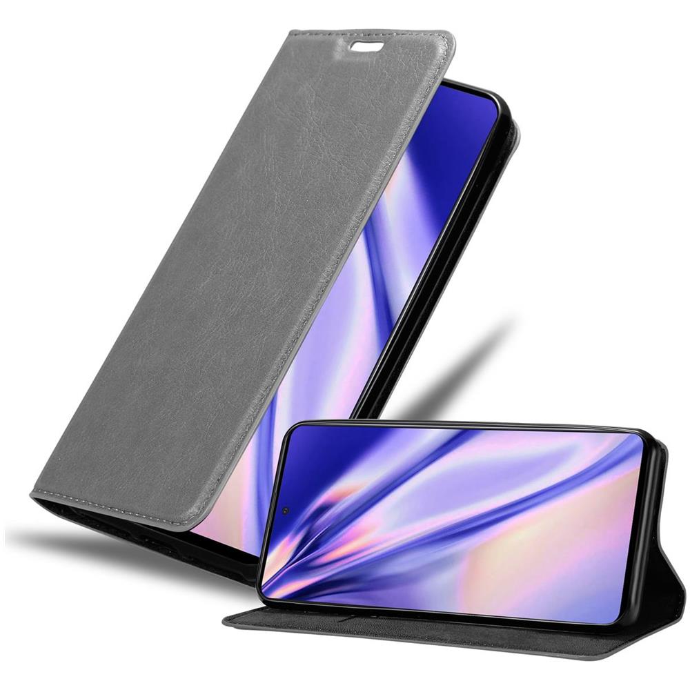 Custodia Compatibile Con Samsung Galaxy A51 4g / M40s In Grigio Titanio - Coperchio Protettiva Con Chiusura Magnetica, Funzione Stand E Tasca Per Le Carte - Foto 1