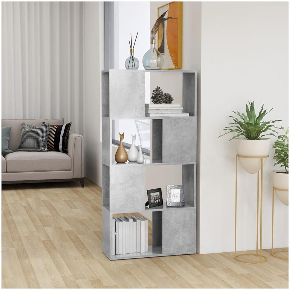 Libreria /Divisorio Grigio Cemento 60x24x124,5 cm - Foto 1
