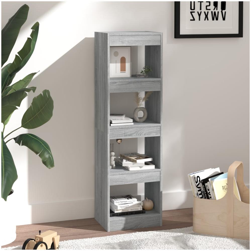 Libreria / divisorio Grigio Sonoma 40x30x135 Cm - Foto 3