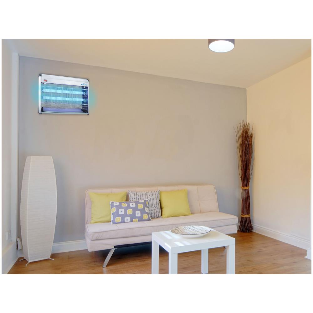 Lampada Anti-insetti Con Luce Ultravioletta 38 W Per Superfici Di 80m2 - Foto 2
