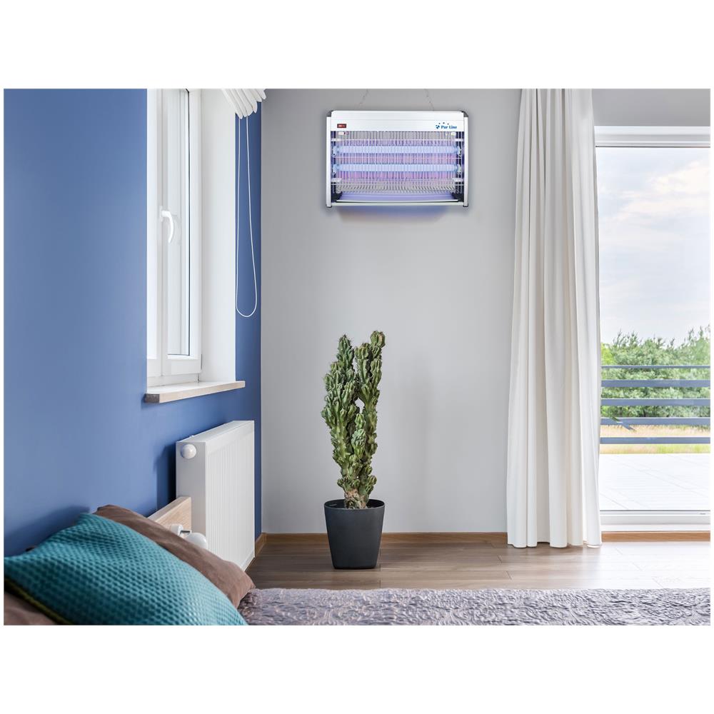 Lampada Anti-insetti Con Luce Ultravioletta 38 W Per Superfici Di 80m2 - Foto 6