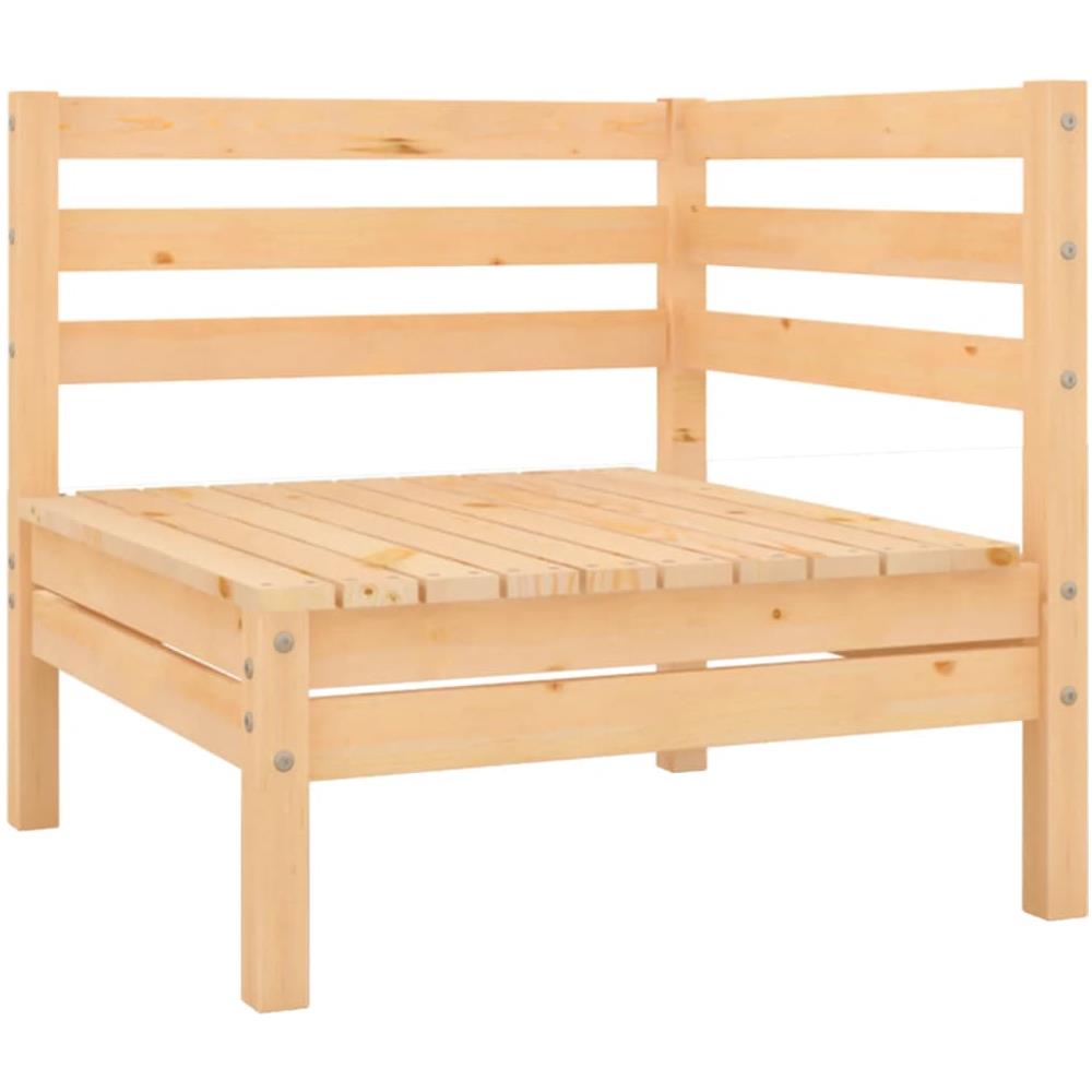Set Divani Da Giardino 5 Pz In Legno Massello Di Pino - Foto 3