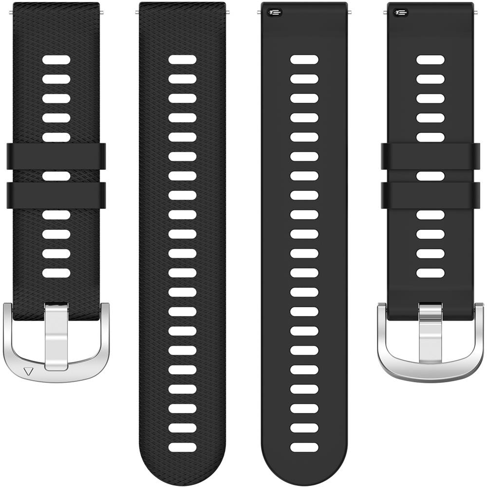Cinturino Per Orologio Garmin Forerunner 265/265 Music/255/255music/venu 2/vivoactive 4 Black 22 Mm - Foto 2