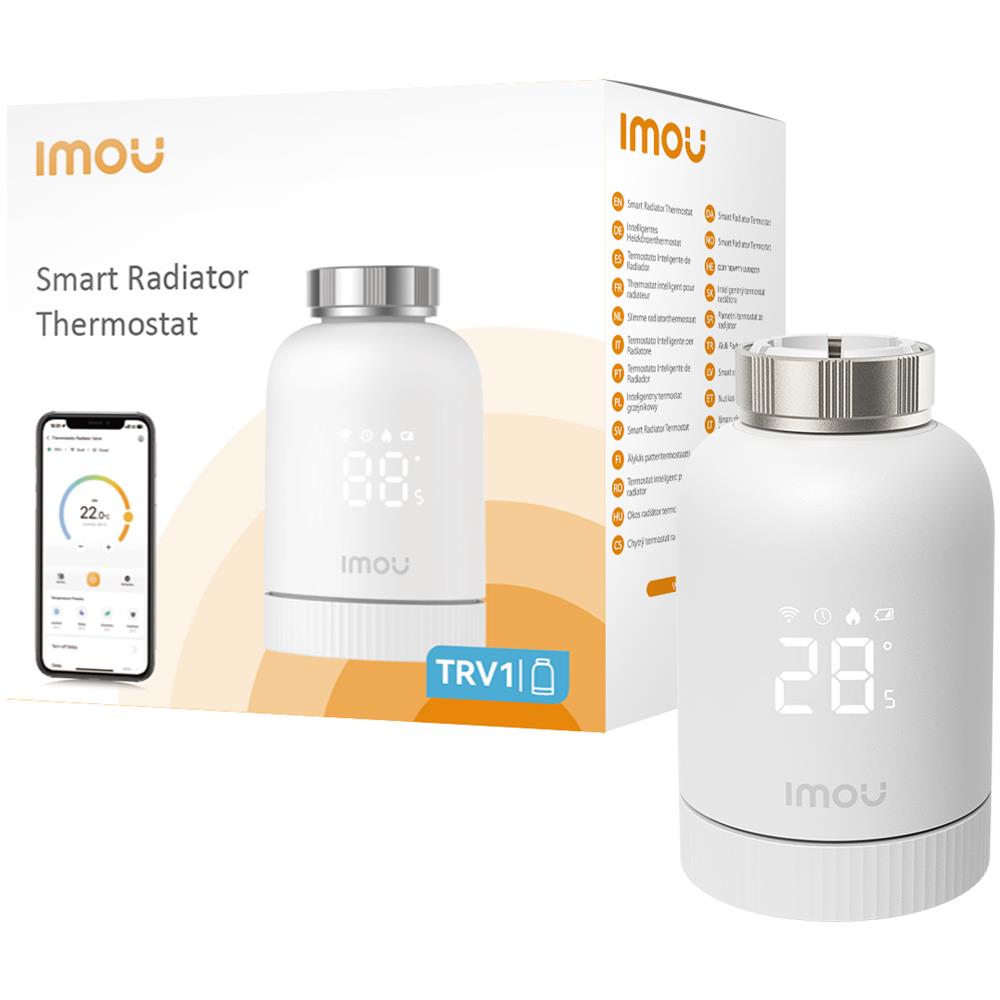 Valvola Termostatica con 6 adattatori di montaggio, con rilevamento finestra aperta, protezione congelamento, programmabile e compatibile con Alexa e Google. - Foto 2