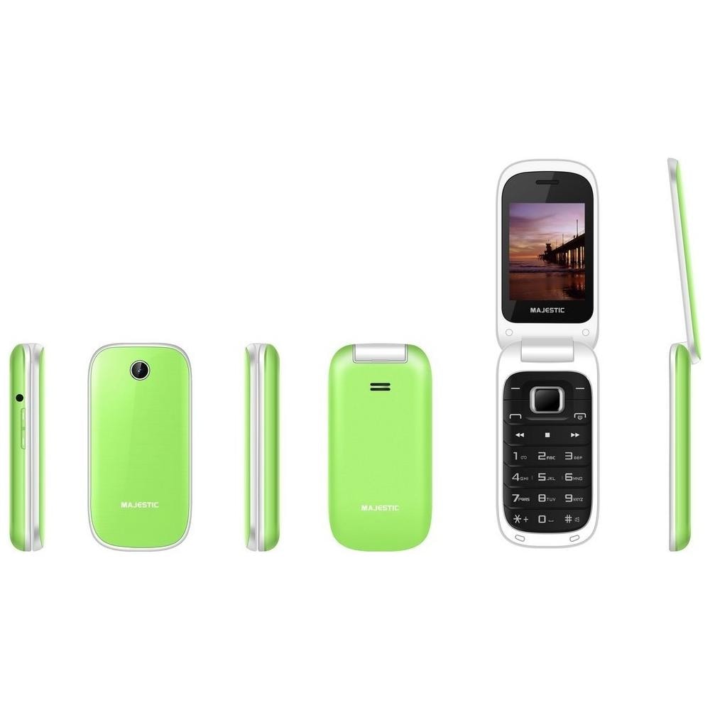 Lucky 48 Verde Display 2.4" +Slot MicroSD Flip Attivo Risposta Fotocamera 1.3Mpx Radio Torcia - Foto 4