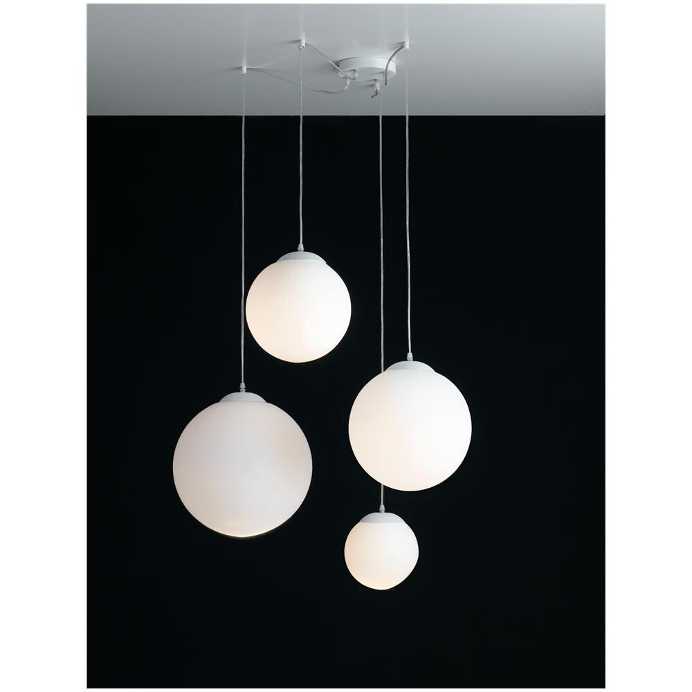 I-LAMPD / S4 BCO - Lampadario con quattro decori sferici 60 watt E27 - Foto 1