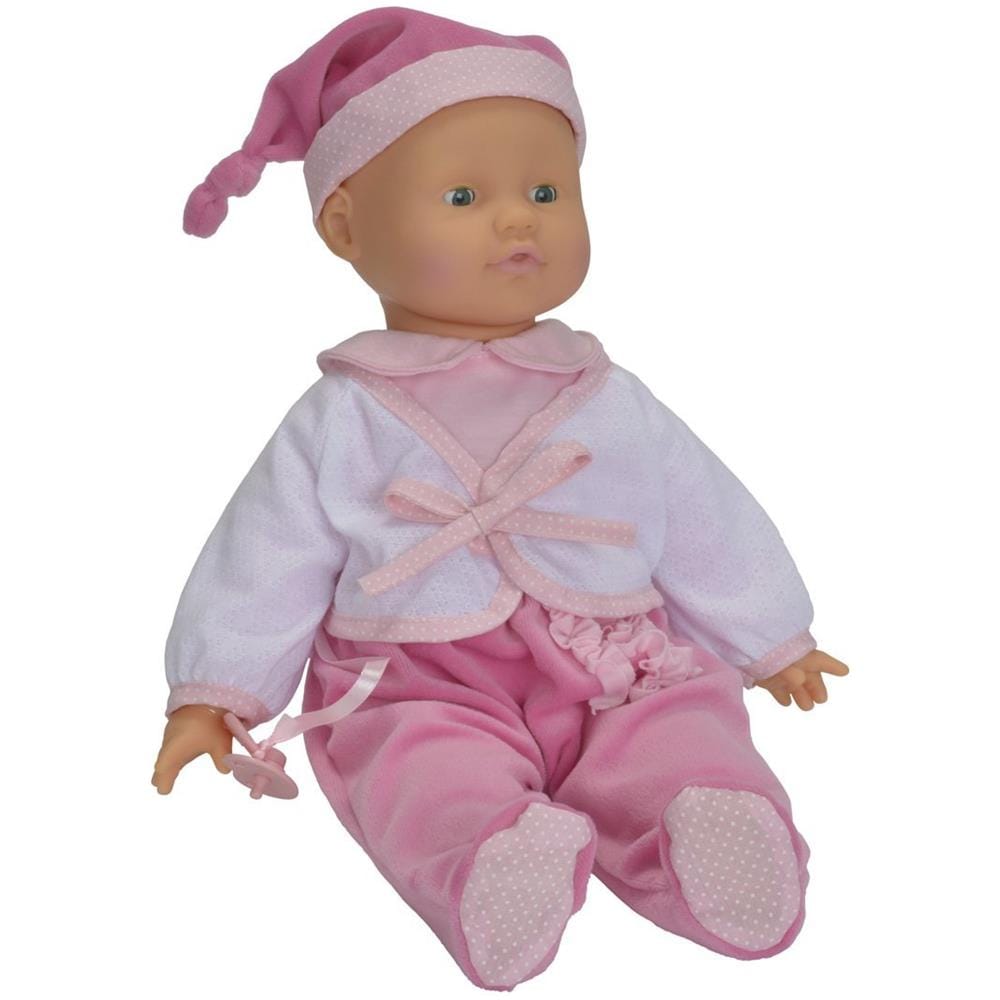 Madeleine - Bebe' Con Corpo Morbido E Ciuccio Che Emette Versetti 38 Cm - Foto 1