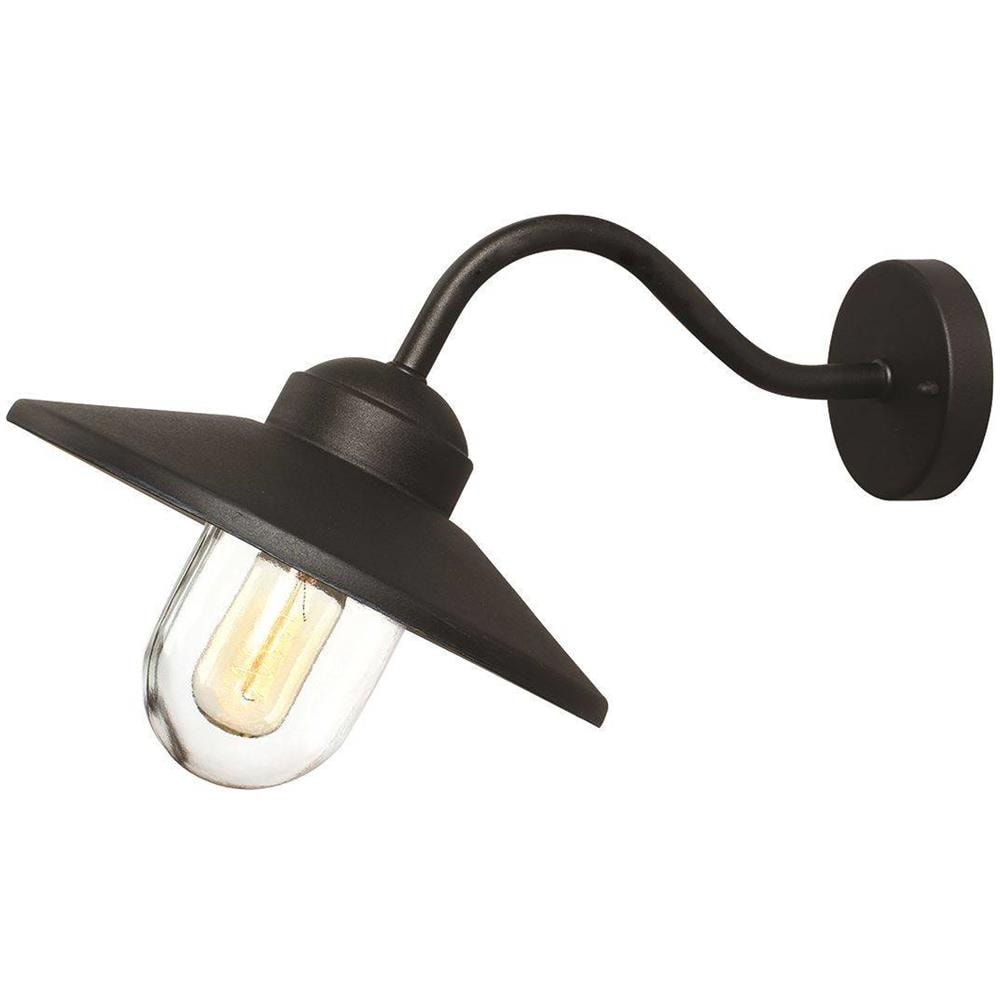 Lanterna Da Parete Cupola Pescatore 1 Luce Da Esterno Nera Ip44, E27 - Foto 1