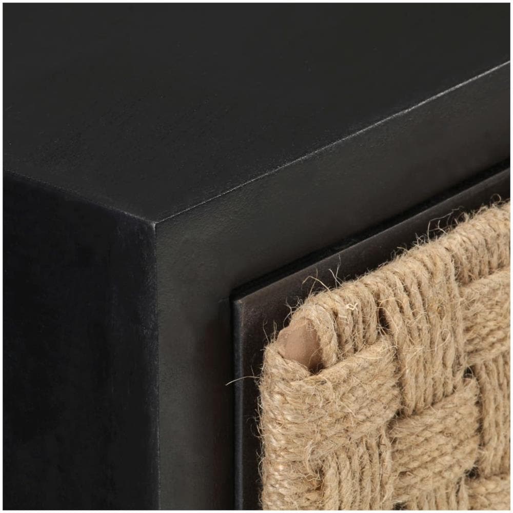 Comodino 40x30x50 Cm In Legno Massello Di Mango - Foto 2