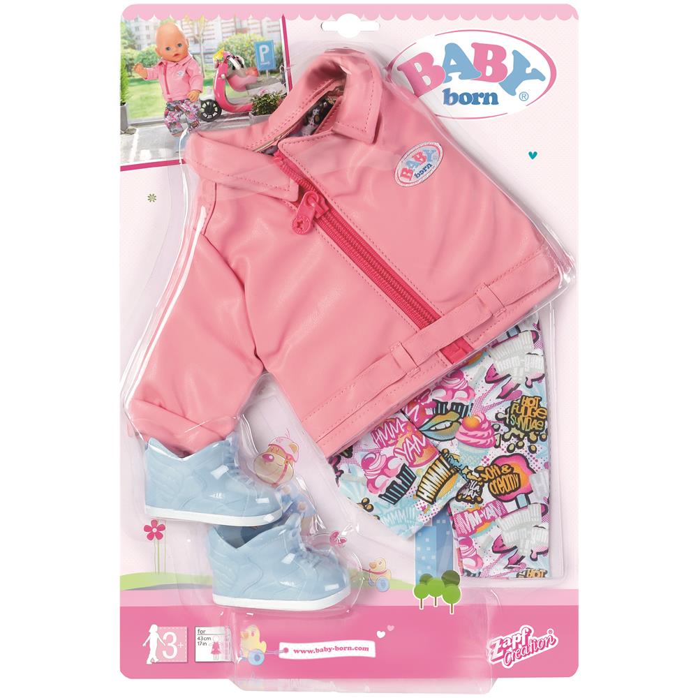 BABY born City Deluxe Scooter Outfit Set di vestiti per bambola - Foto 2