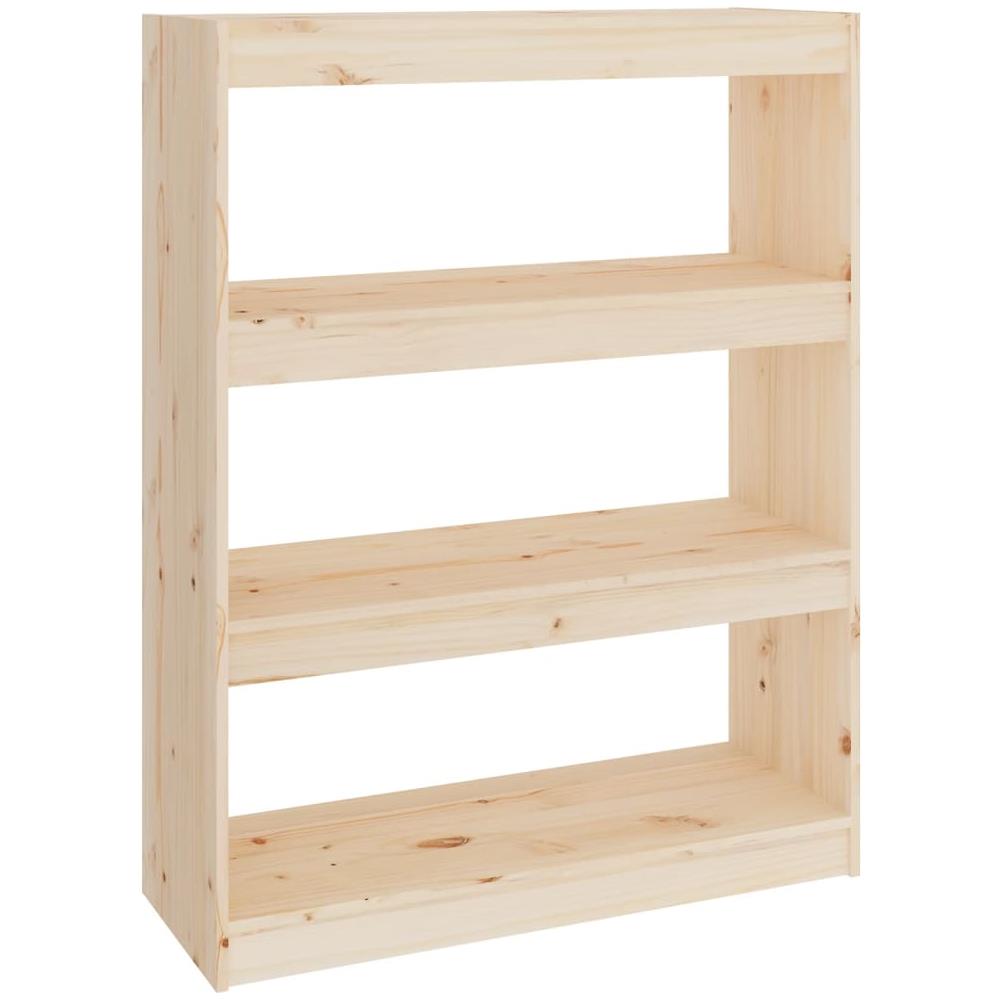 Libreria / divisorio 80x30x103,5 Cm In Legno Massello Di Pino - Foto 2