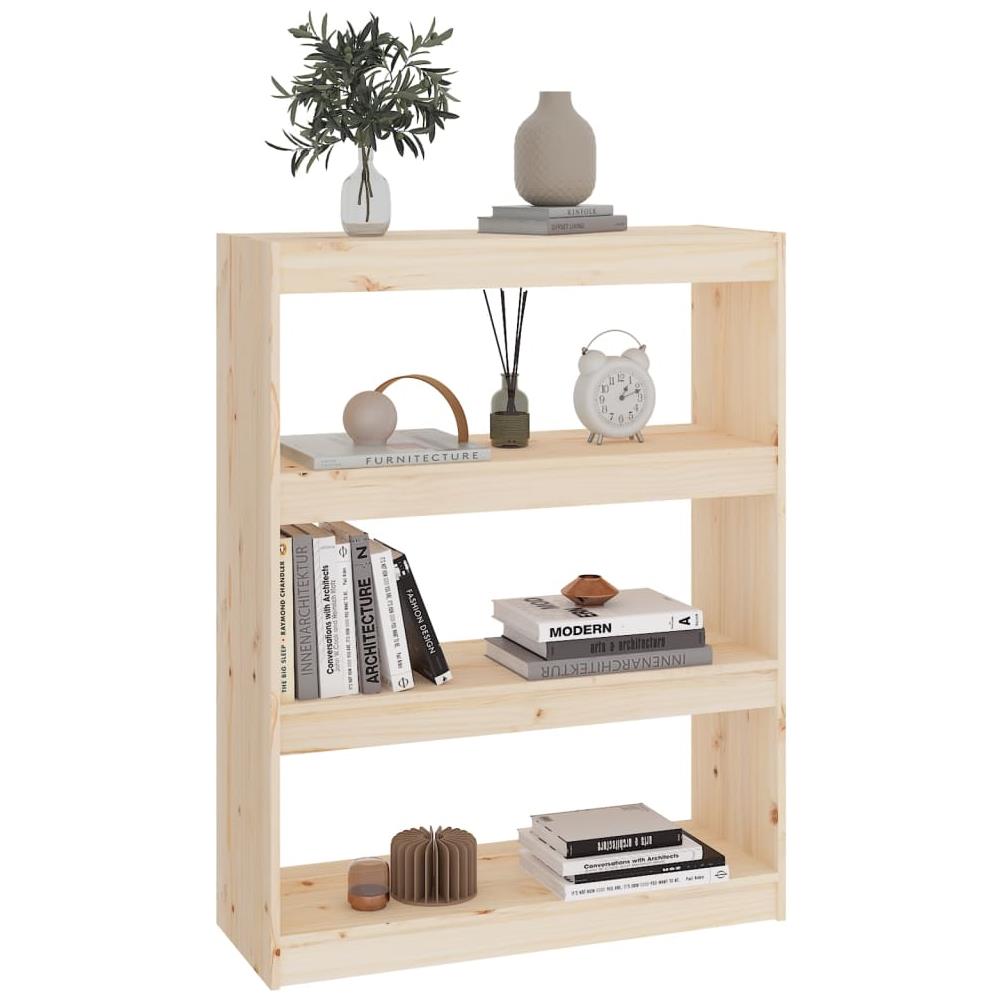 Libreria / divisorio 80x30x103,5 Cm In Legno Massello Di Pino - Foto 3