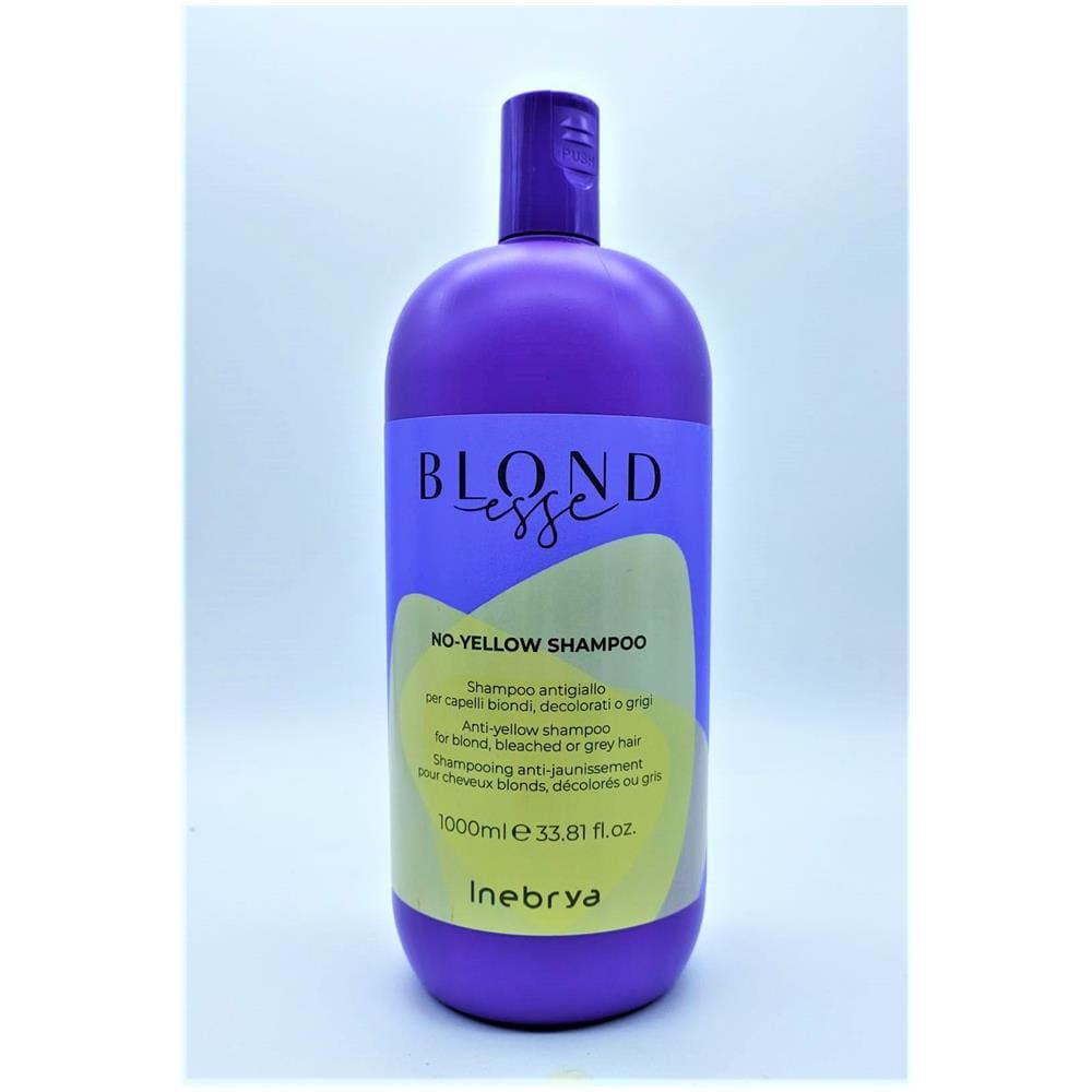 Shampoo Antigiallo Capelli Biondi, decolorati O Grigi 1000ml-blondesse Inebrya - Foto 2
