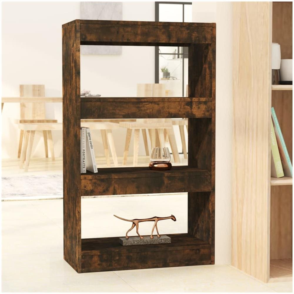 Libreria /Divisorio Rovere Fumo 60x30x103 cm in Truciolato - Foto 1