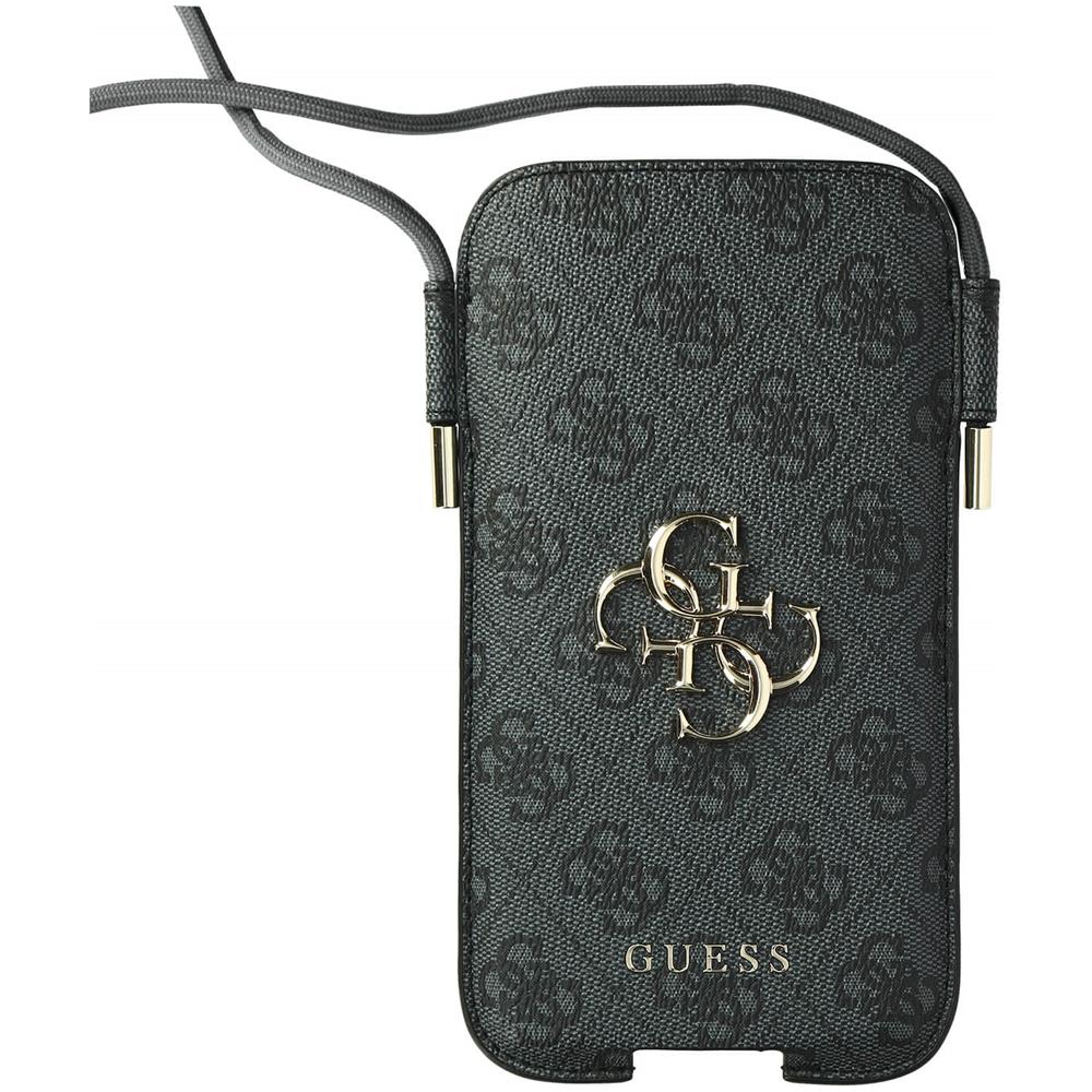 Pochette Smartphone 6,7 Pollici Effetto Pelle Tracolla 4g Grigio Scuro - Foto 5