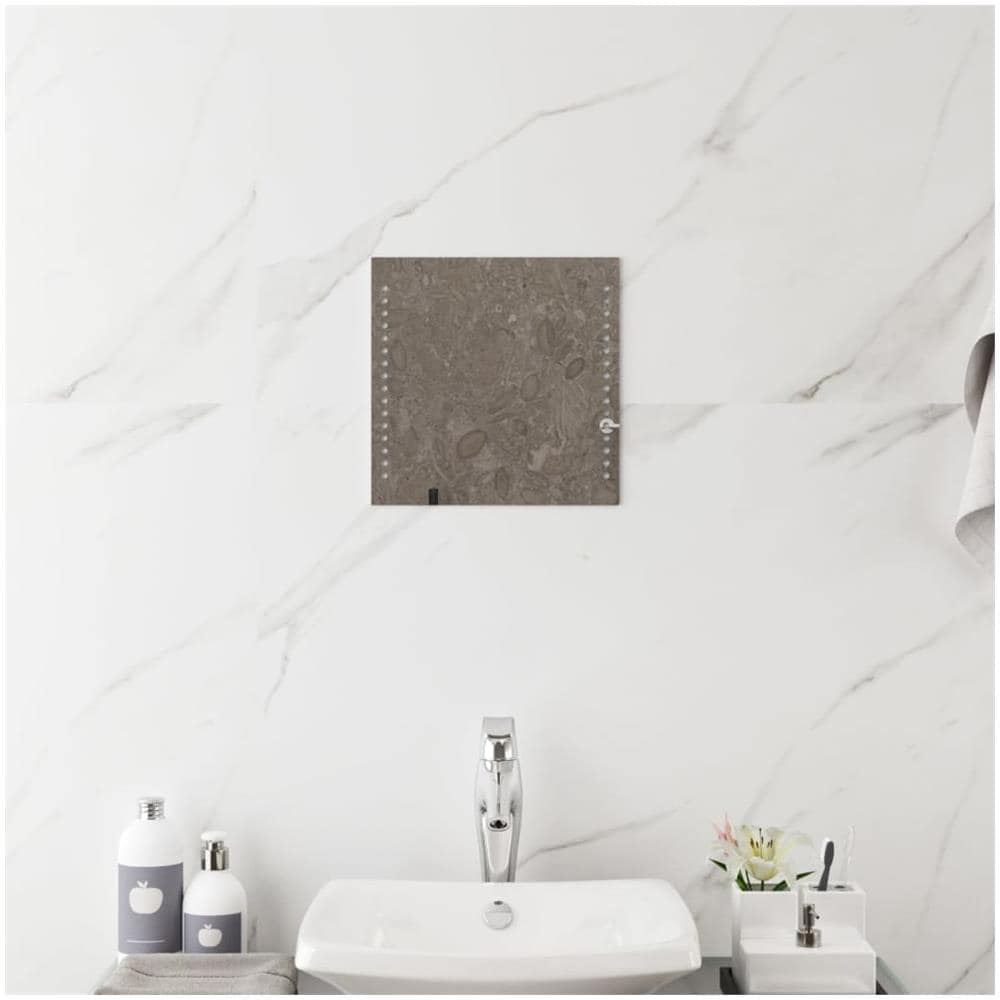 Specchio Da Bagno Con Luci Led 30x30 Cm - Foto 3