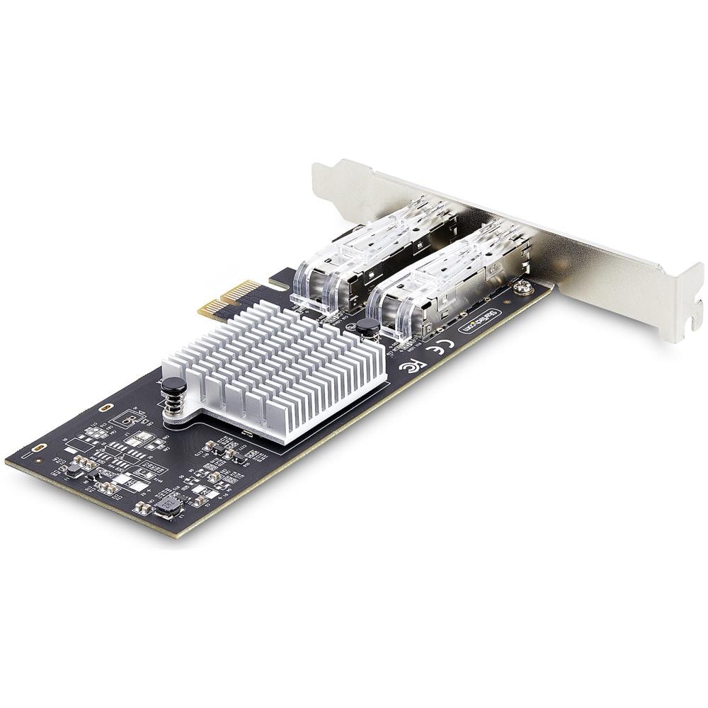 Scheda di Rete SFP GbE a 2 Porte, PCIe 2.1 x1, Intel I210-IS, Controller 1GbE, 1000BASE rame /fibra ottica, NIC Gigabit Ethernet a due porte, backplane desktop /server - Windows e Linux - Foto 2