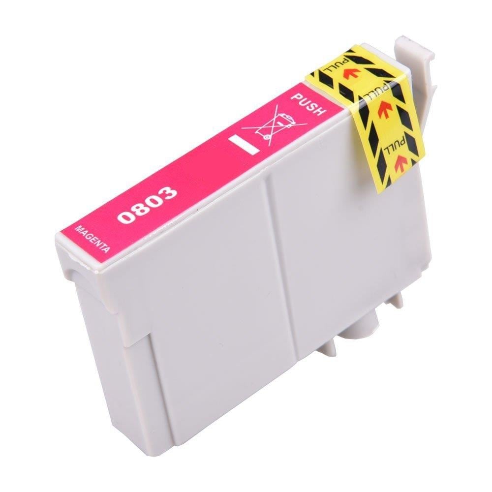 Cartuccia Ink-Ket compatibile Epson T0803 Magenta - Foto 2