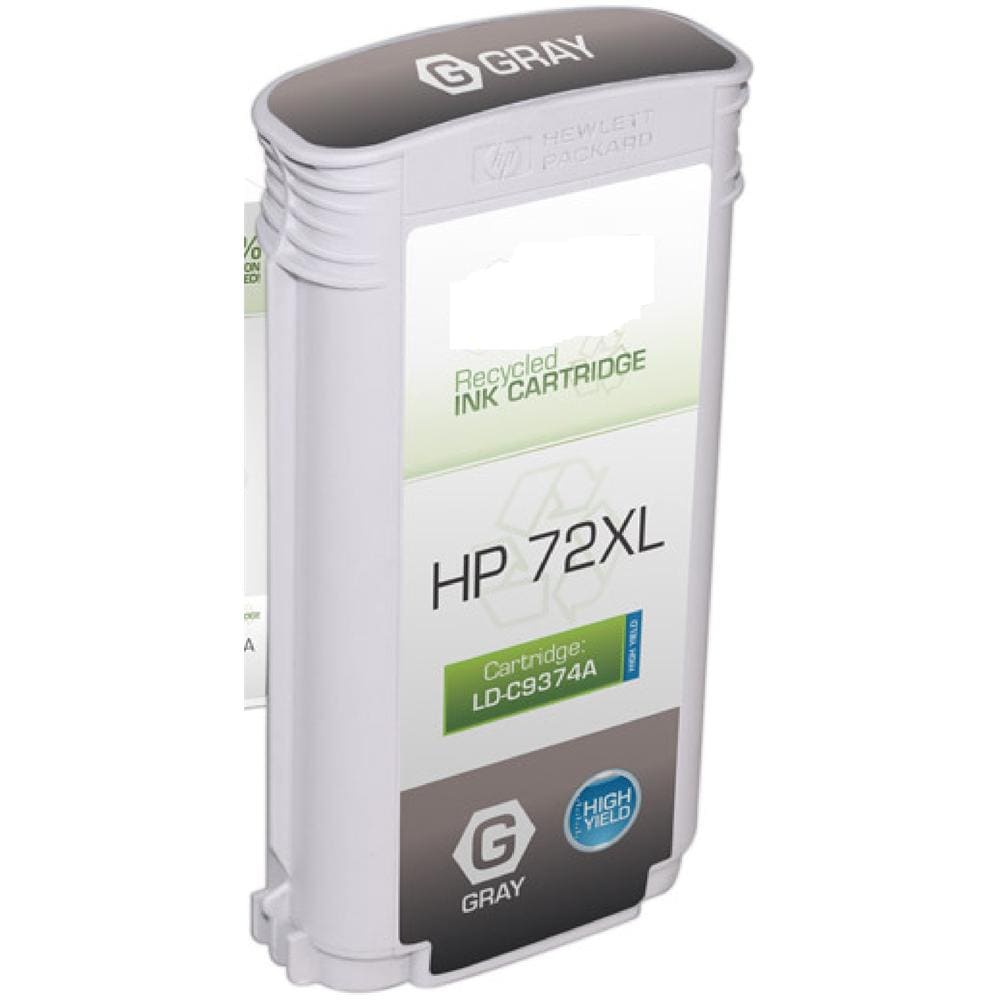 Cartuccia Compatibile Per Hp 72 C9374a Grigia Per Hp Designjet T1100,t1200,t1300,t2300 72 130ml Dye - Foto 1