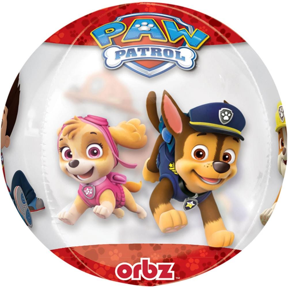 Palloncino In Alluminio Trasparente Paw Patrol Taglia Unica - Foto 1