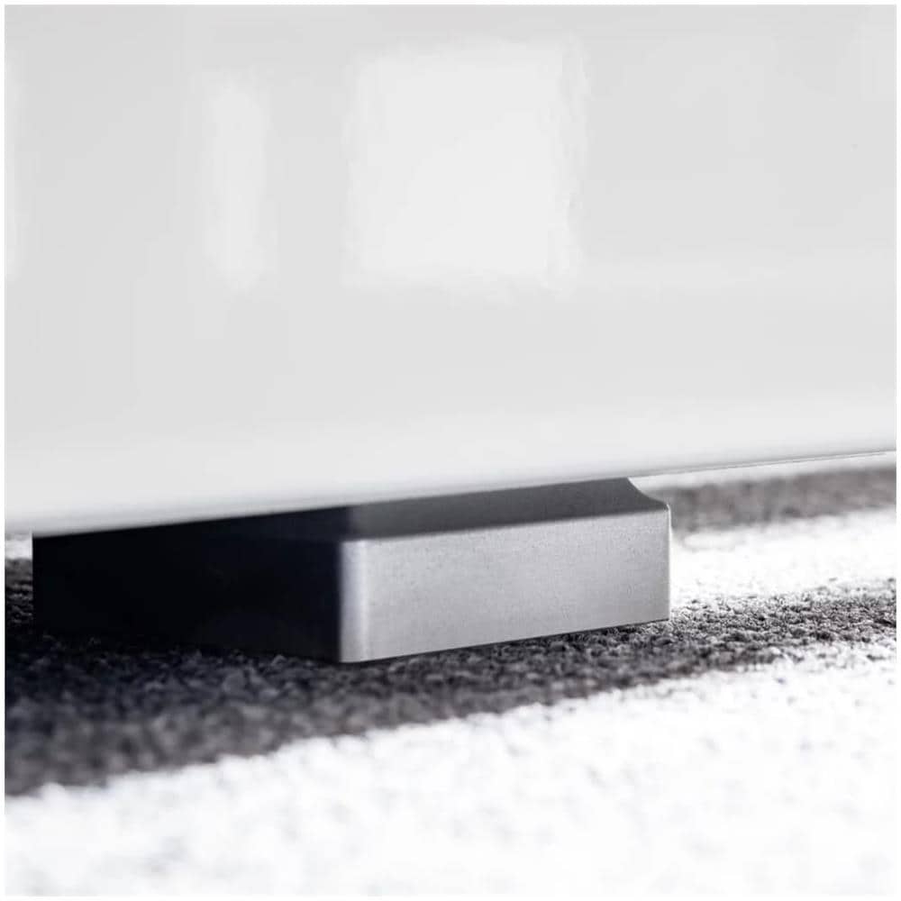 Set Parete Attrezzata Porta TV con Luci LED 5 pz Bianco Lucido - Foto 7