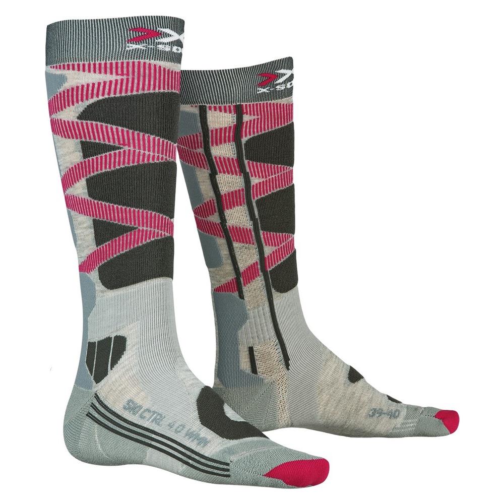 Calze Tecniche Ski Control 4.0 W Socks Donna - 39-40 Grey Melange-charcoal - Foto 1