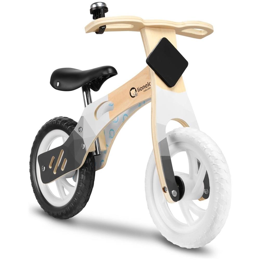 Willy Bici Senza Pedali In Legno Dai 2 Anni In Su Fino A 25 Kg Sella Regolabile 12 Eva Ruote Ultra Leggero Grigio - Foto 1