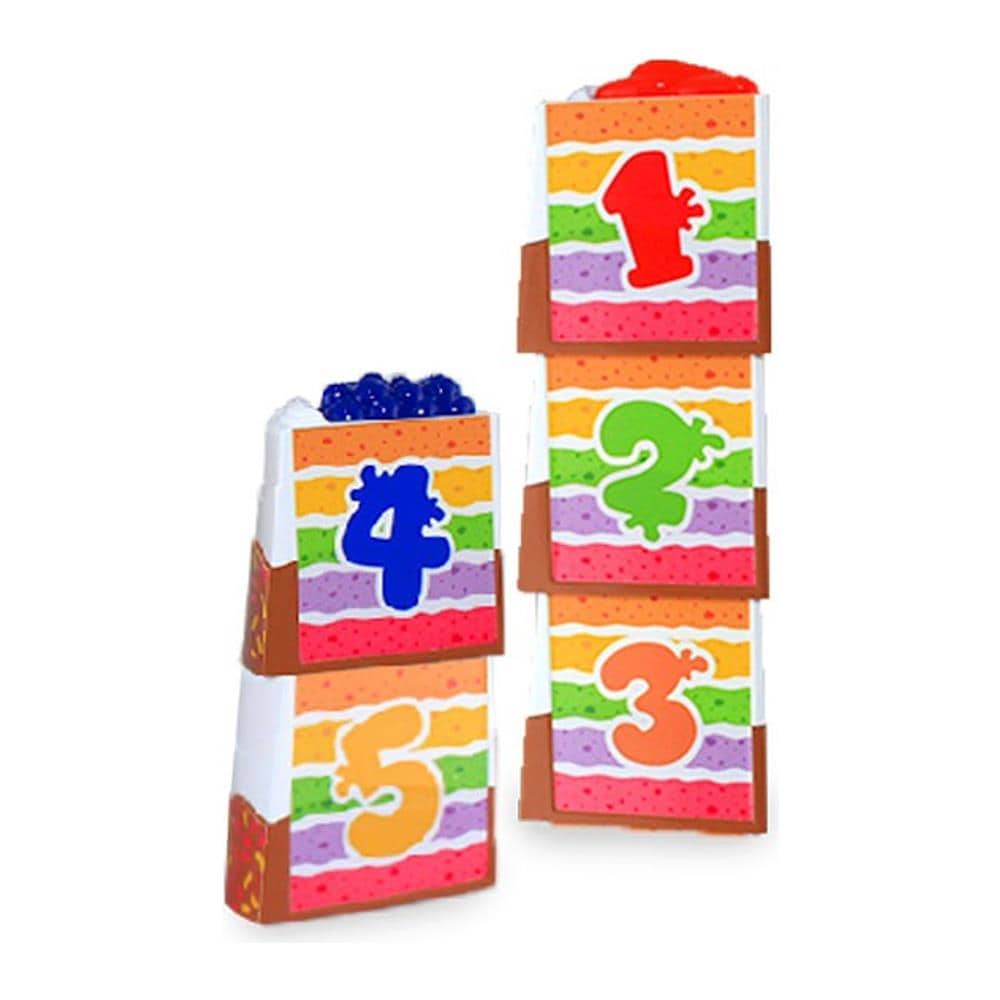 Puzzle Set I Pezzi Possono Essere Impilati Uno Accanto Altro O Uno Sopra - Foto 2