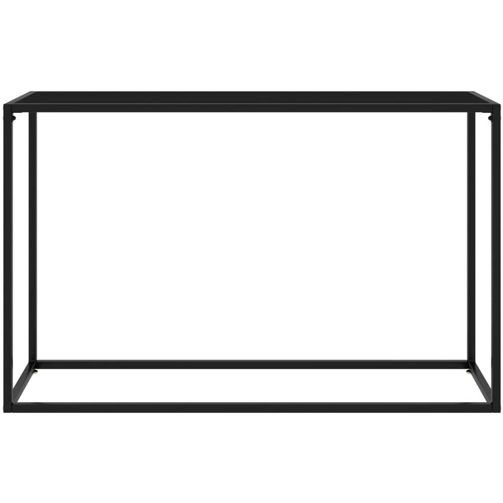 Tavolo Consolle Nero 120x35x75 Cm In Vetro Temperato - Foto 2