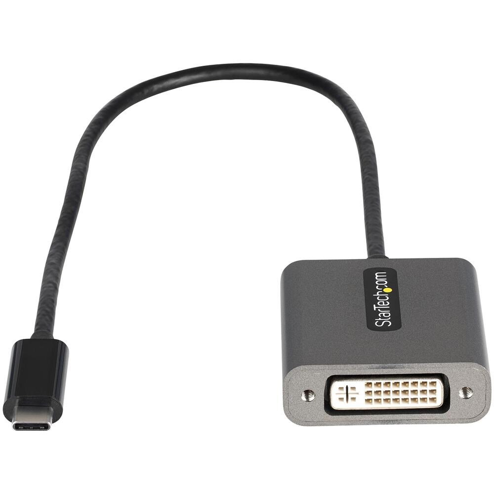 Adattatore USB C a DVI - Adattatore Dongle da USB-C a DVI-D 1920x1200p - USB Type C a DVI Display /Monitor - Convertitore video - Compatibile con Thunderbolt 3 - Cavo integrato da 30 cm - Foto 2