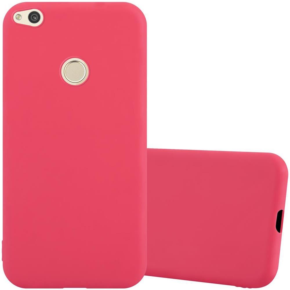 Custodia Compatibile Con Huawei P8 Lite 2017 / P9 Lite 2017 In Candy Rosso - Coperchio Protettivo In Silicone Tpu Flessibile - Foto 1