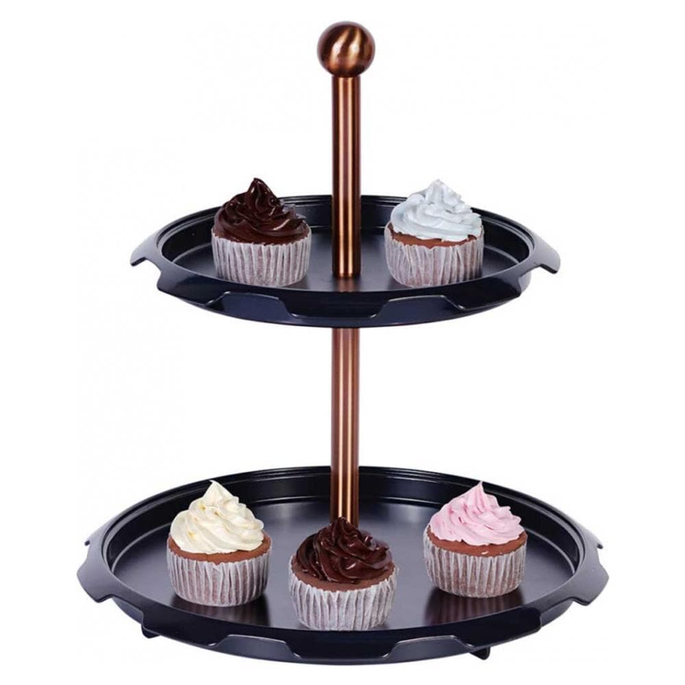 Bh-6776 Alzata Per Dolci A Due Piani Per Snack E Dessert - Foto 1