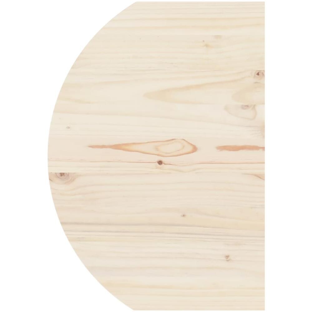 Piano Tavolo 70x2,5 Cm In Legno Massello Di Pino - Foto 3