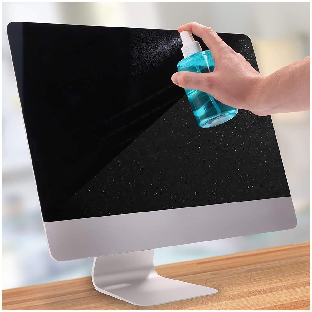 Kit 2 Spray e Panno in Microfibra SCK102 per Schermi LCD / TFT / LED / Smartphone / Occhiali  - Foto 6