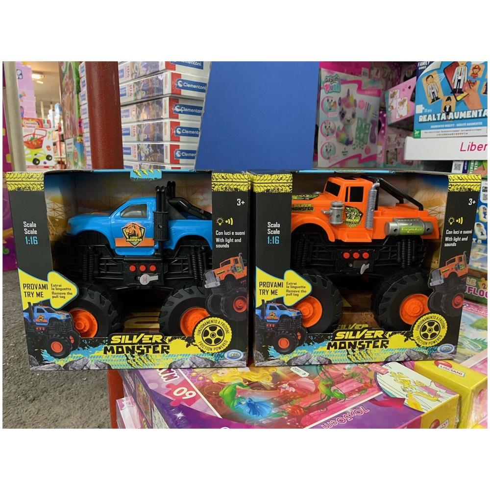Silver Monster- Monster Luci E Suoni 24 Cm Vendita Unitaria Colore A Scelta - Foto 1